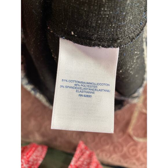 Land's End Textured Floral Knit Sheath Dress Size 6P - Picture 7 of 10